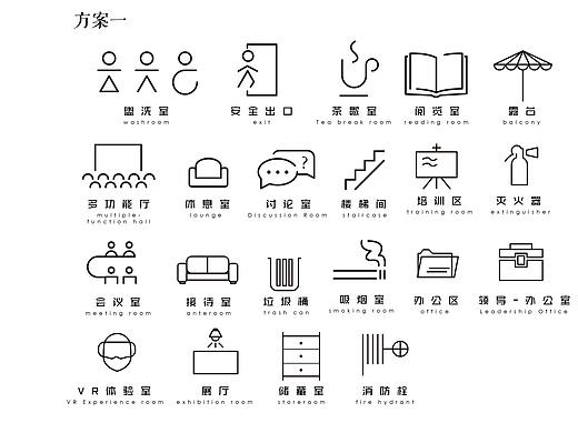 写字楼办公室导视设计——五大道导视