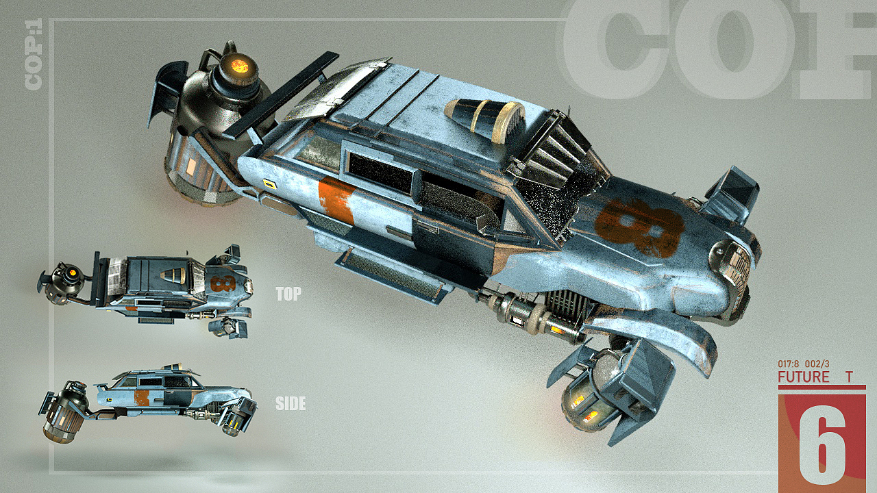 c4d废旧材质渲染