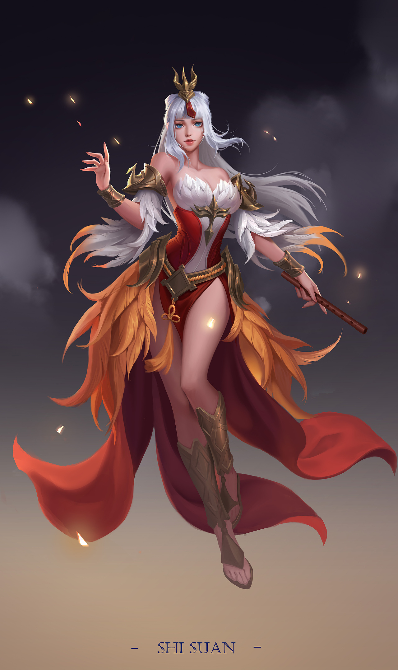 凤凰于飞同人|插画|游戏原画|石蒜 - 原创作品 - 站酷 (zcool)