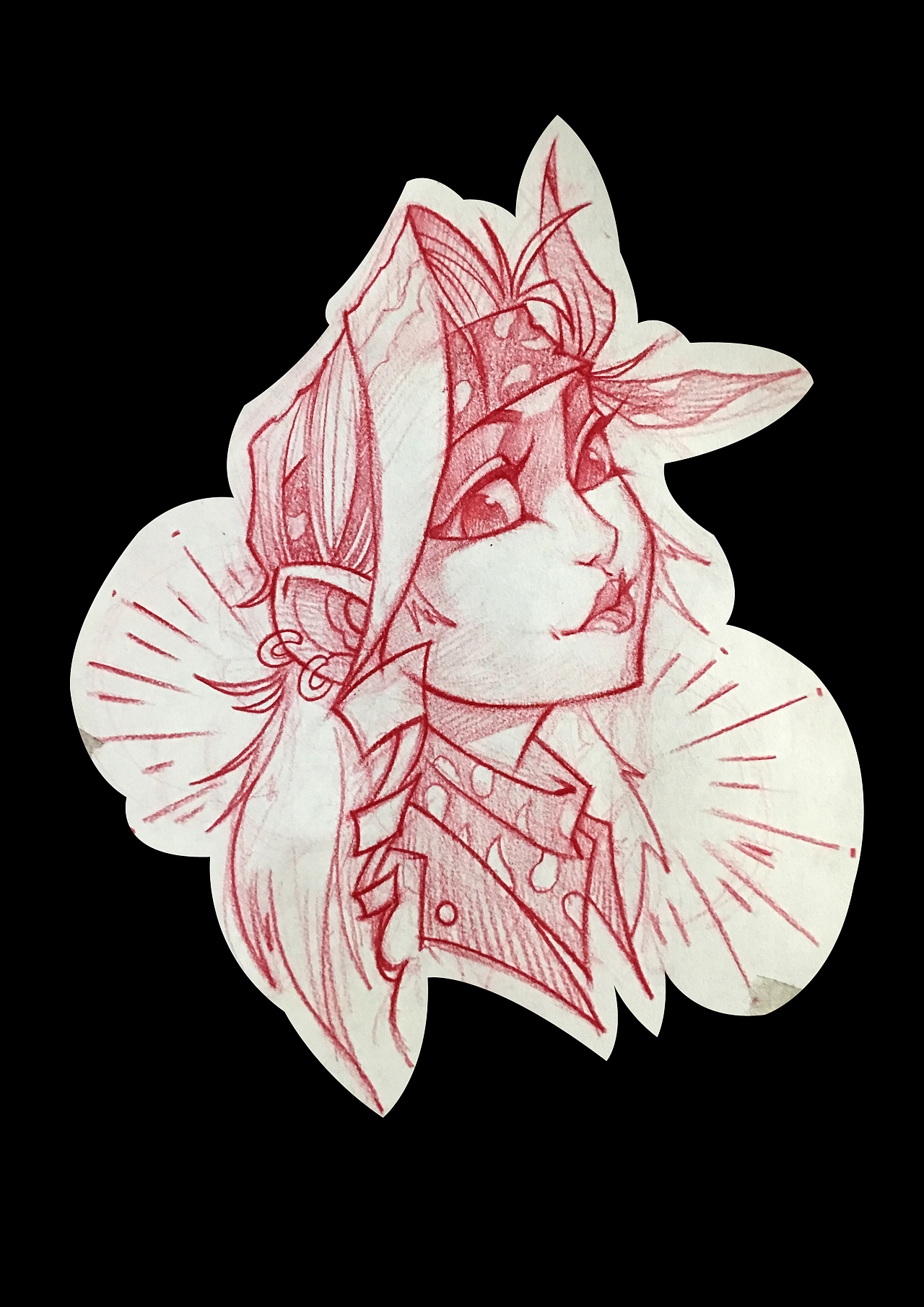 纹身原创手稿(人物系列)