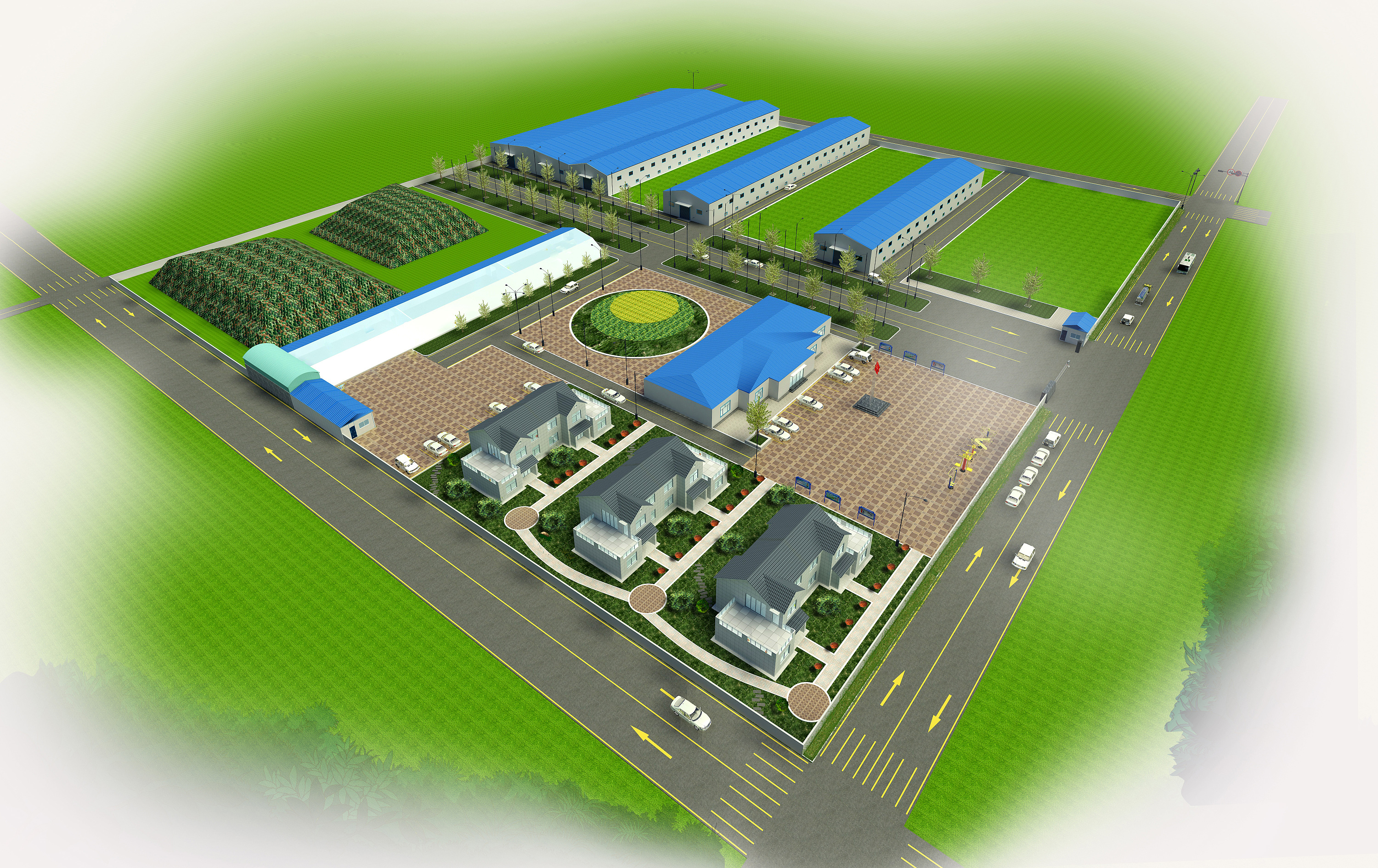 鸟瞰图|空间|建筑设计|大鱼品牌 - 原创作品 - 站酷 (zcool)