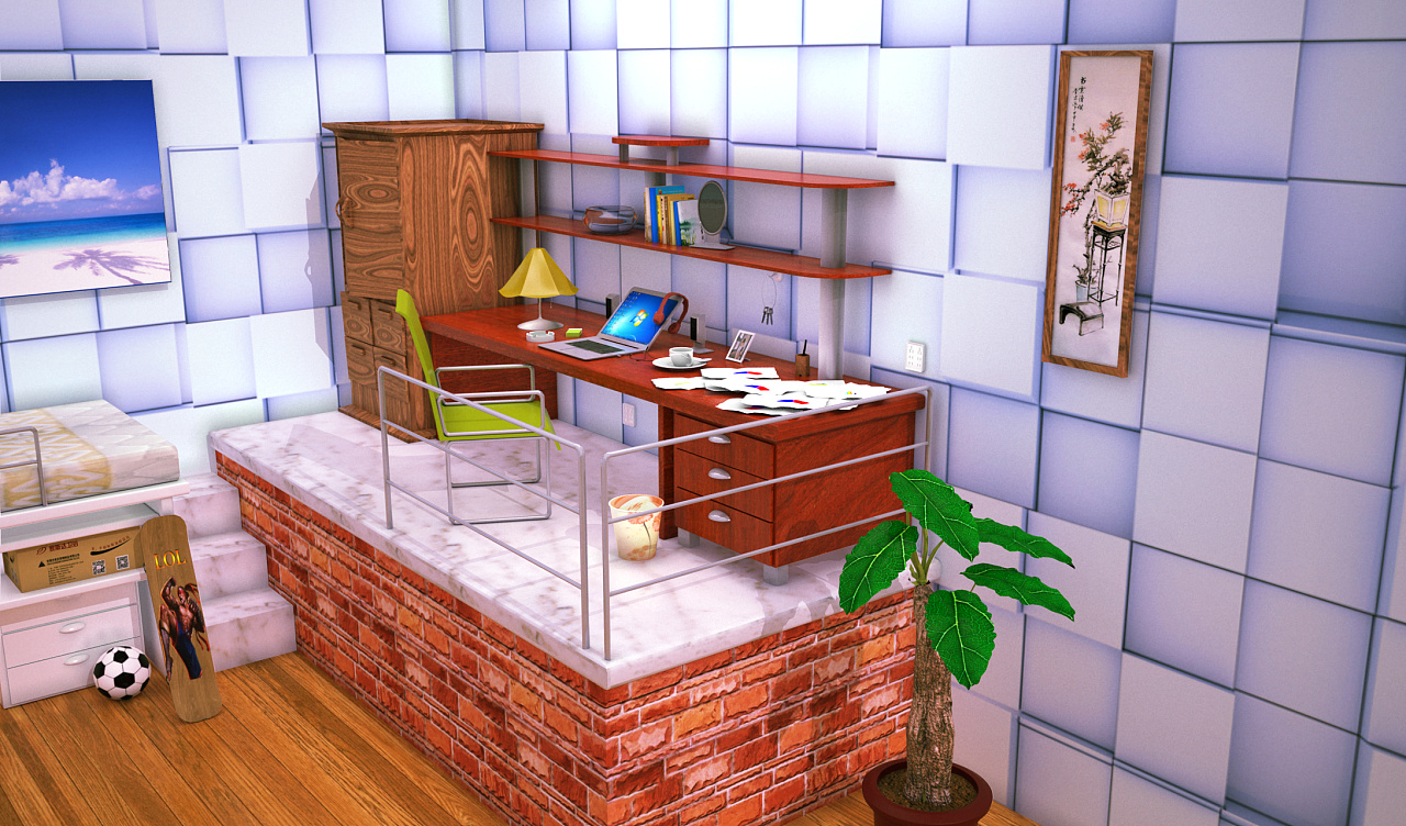 自己的一些模型渲染图!大部分用maya制作的