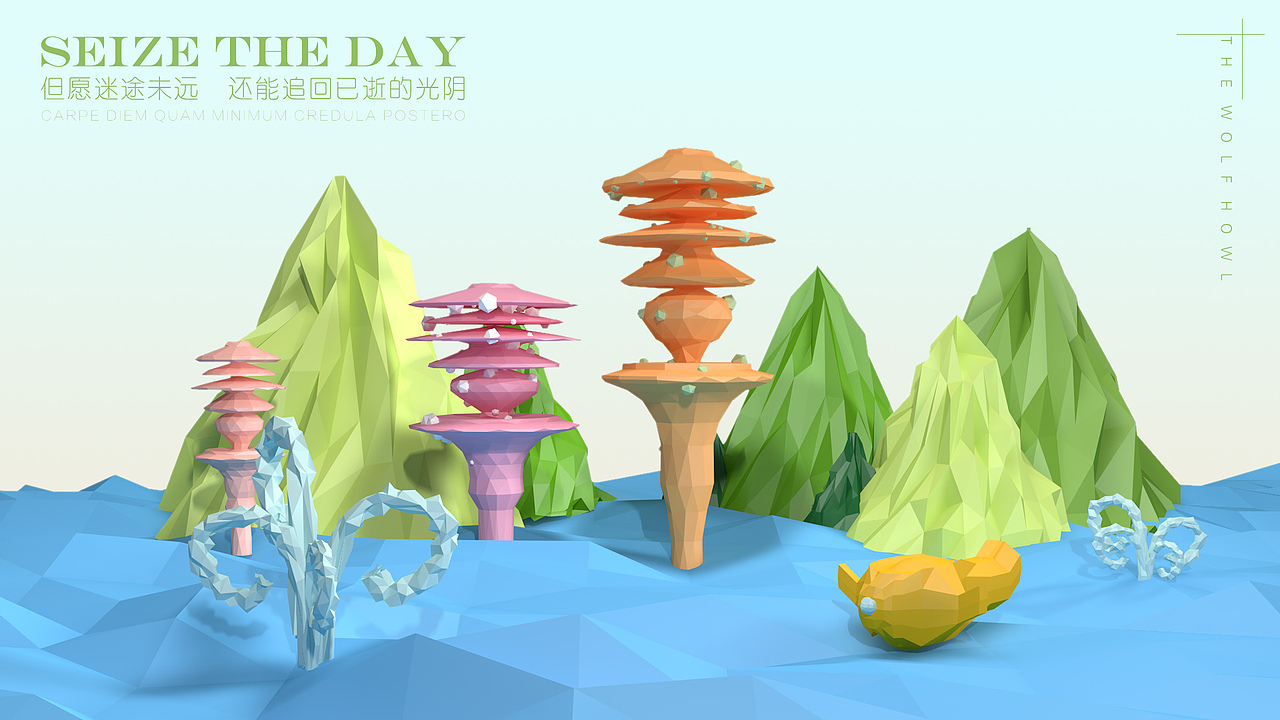 C4D学员作品小集（图ZNzgzMjAzMzI=） - 其他三维 - 站酷设计师巧匠小丑原创素材 - 站酷ZCOOL