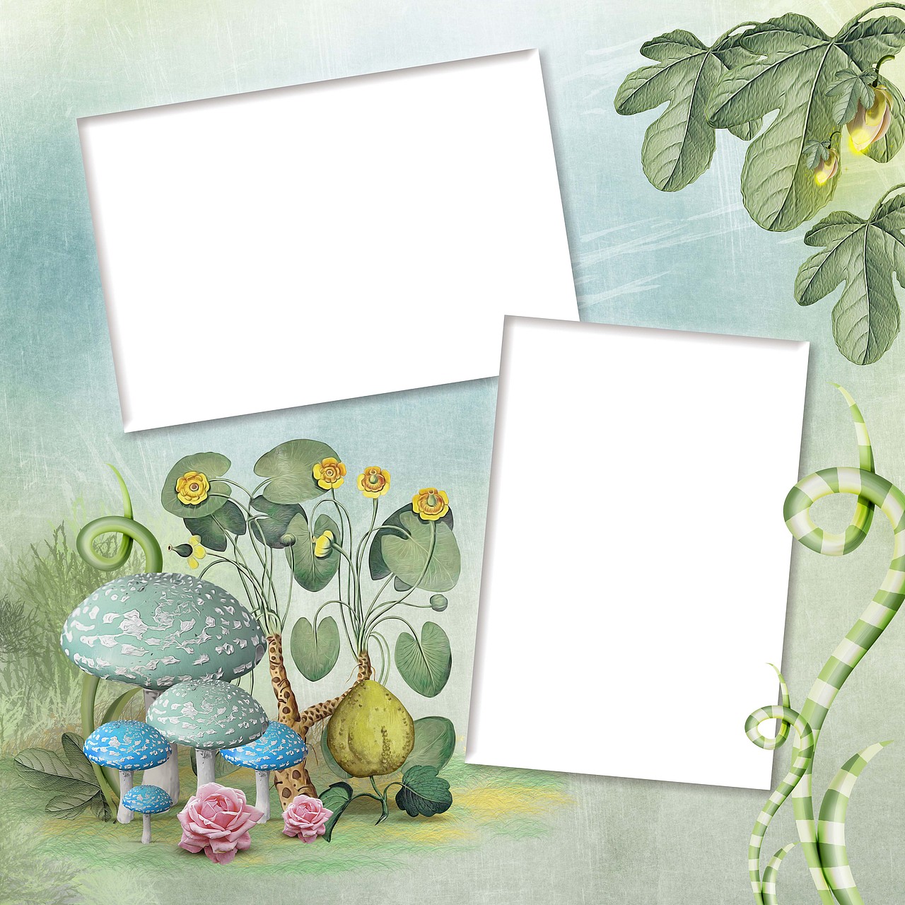 相册 相册模板 儿童相册 童话 童话故事 可爱相册 梦幻相册 插画 儿童