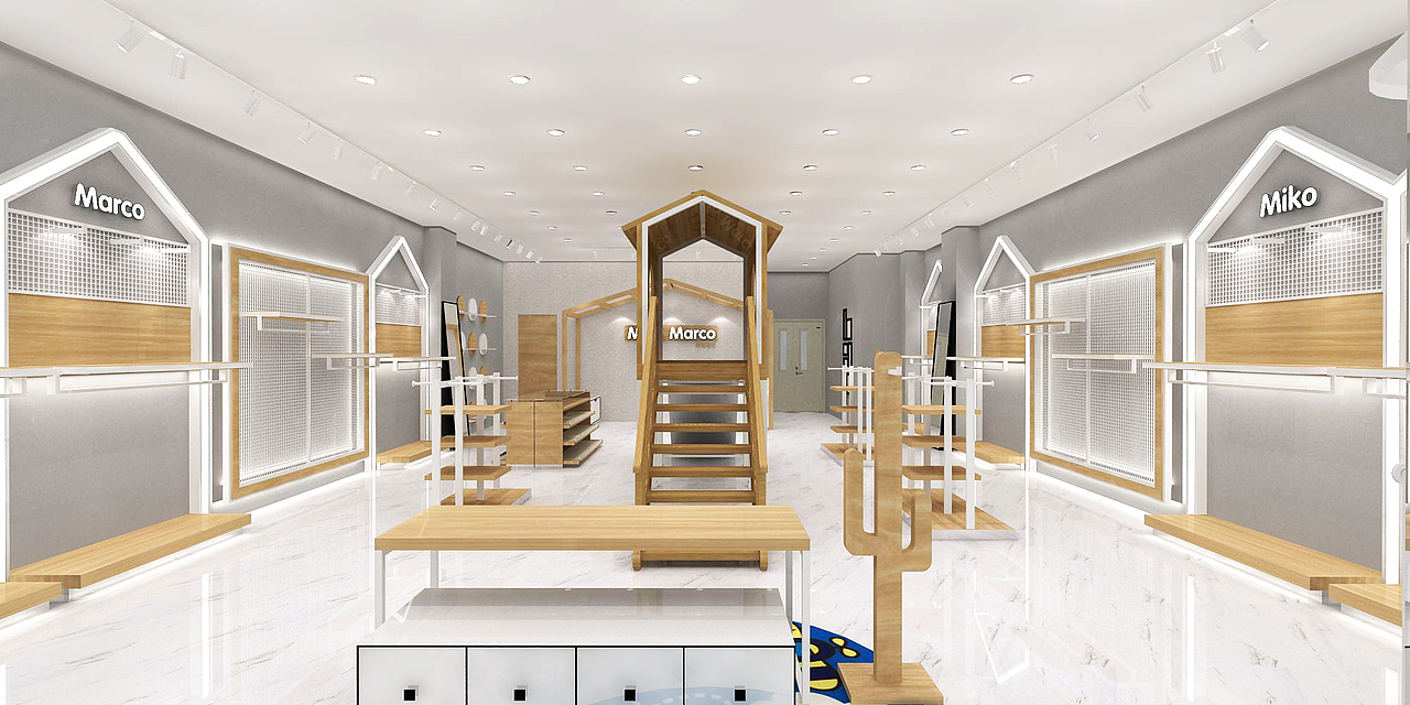 米可马可童装店（图ZMTUwNDM1MDY4） - 家装设计 - 站酷设计师FL空间设计原创素材 - 站酷ZCOOL