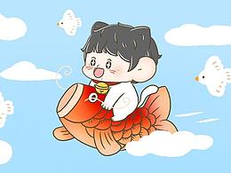 微信表情包“月半小深深(新年篇)”来啦~