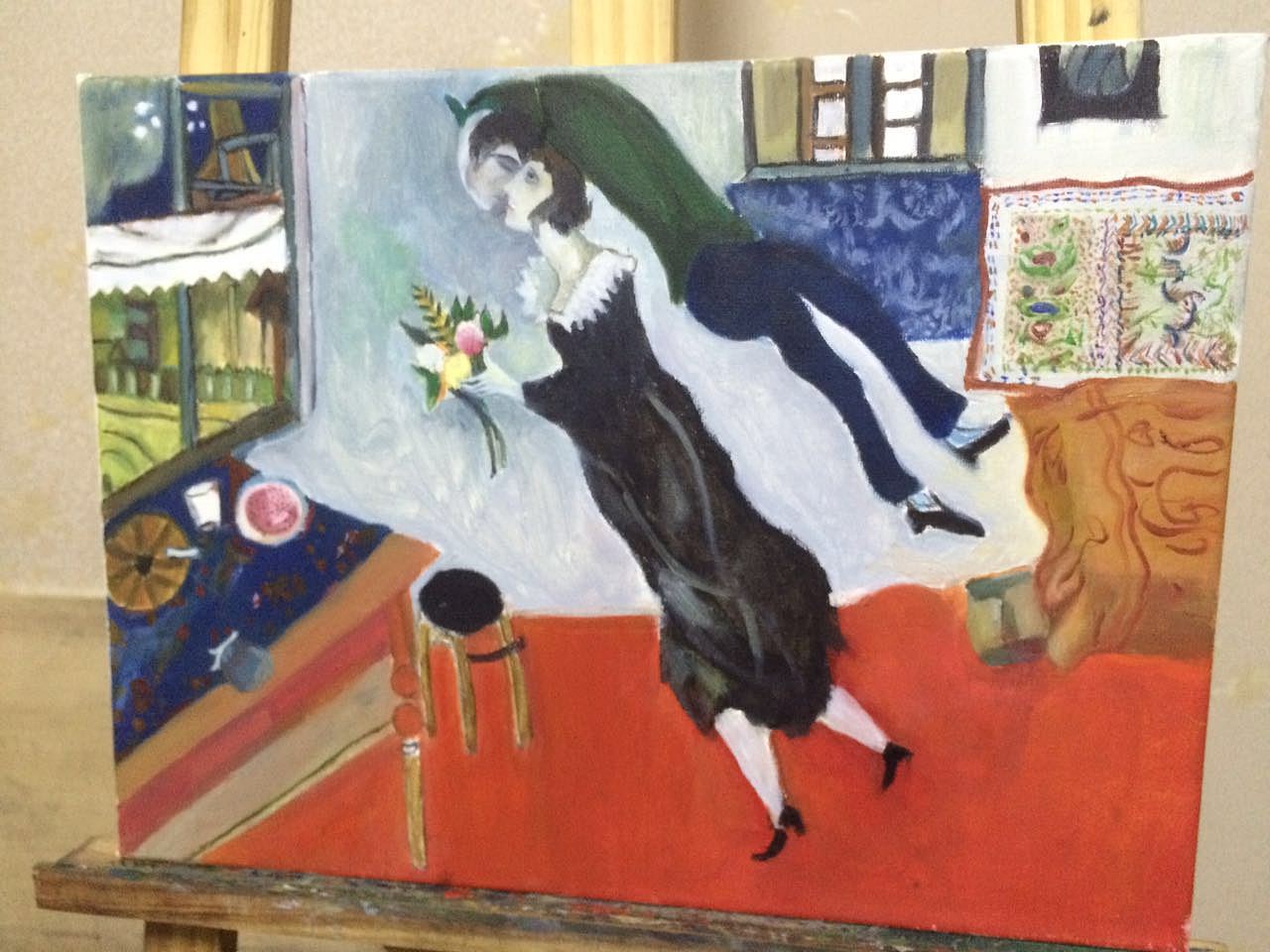 马克61夏加尔《生日》