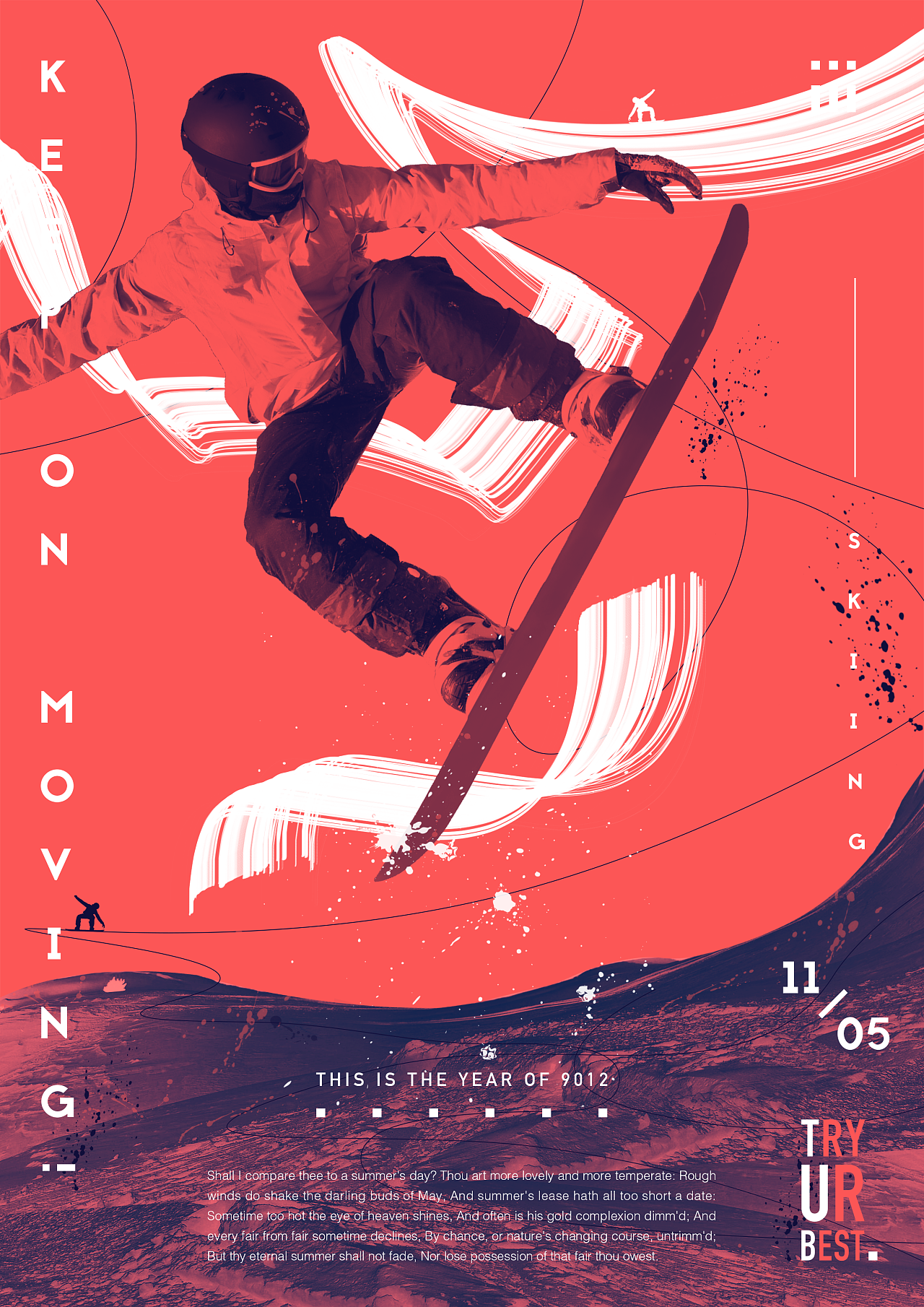 「poster」运动海报