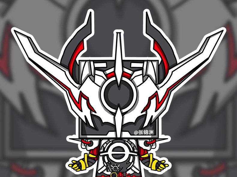 假面骑士e总黑洞形态纸模壁纸