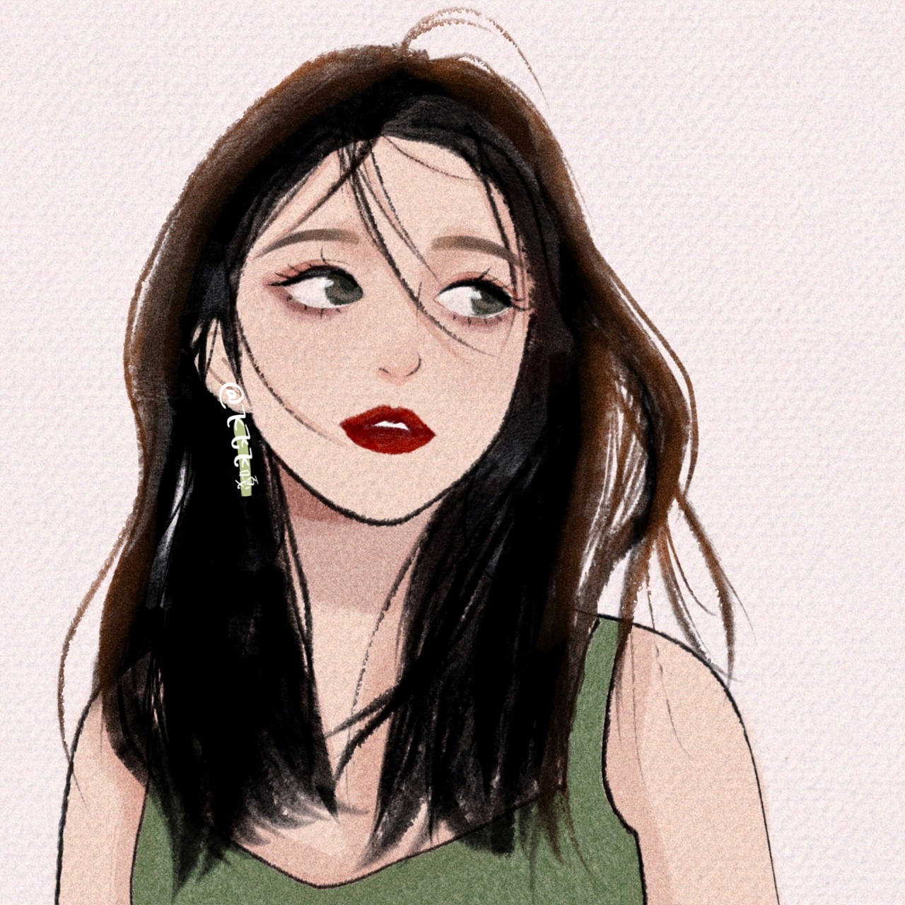 水彩头像|插画|艺术插画|飞飞飞嘎 - 原创作品 - 站酷 (zcool)