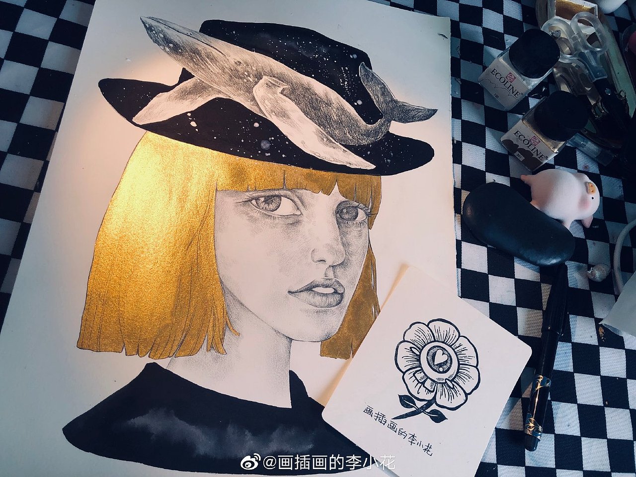 练笔（图ZMTc3NDI2OTk2） - 创作习作 - 站酷设计师画插画的李小花原创素材 - 站酷ZCOOL