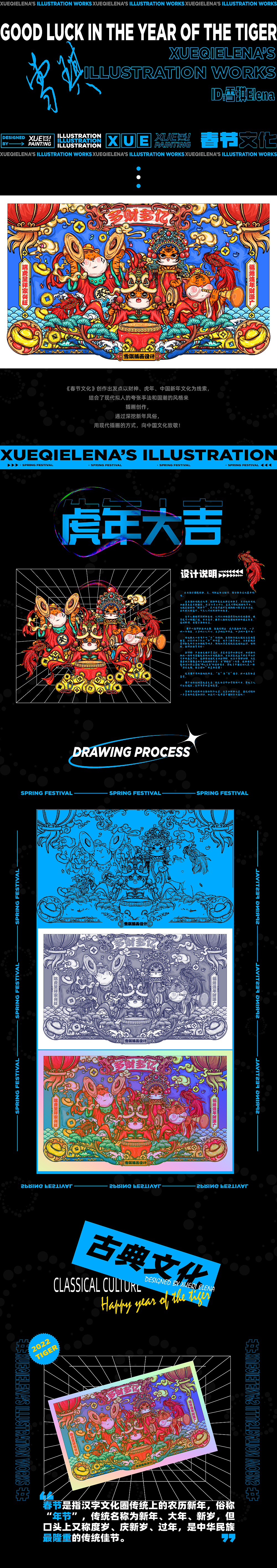 国潮虎年插画 多财多亿(图ZMjcwMzI2MDQ4) - 商业插画 - 站酷设计师雪琪Elena原创素材 - 站酷ZCOOL