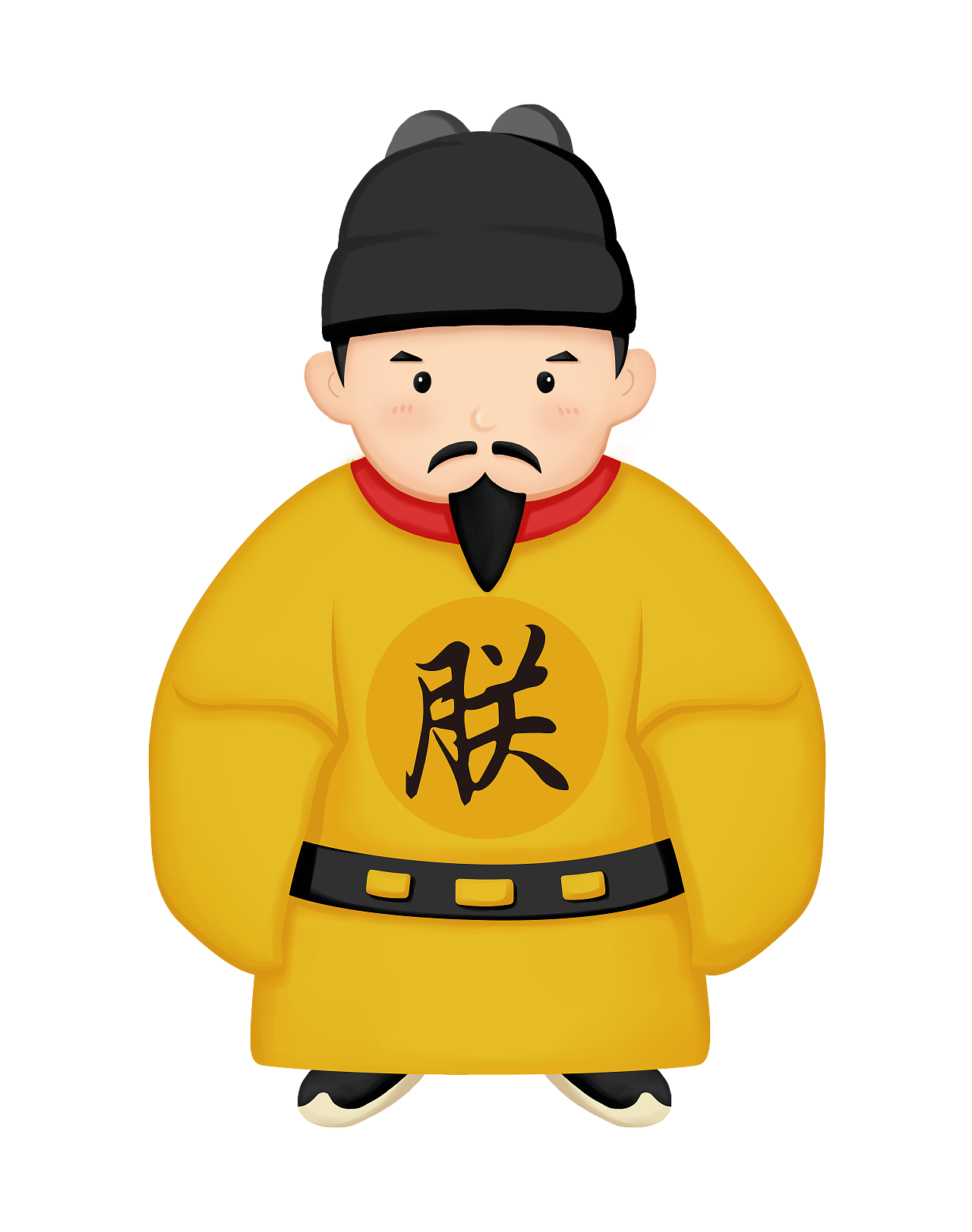 弘治皇帝卡通形象|插画|创作习作|章无序 - 原创作品 - 站酷 (zcool)