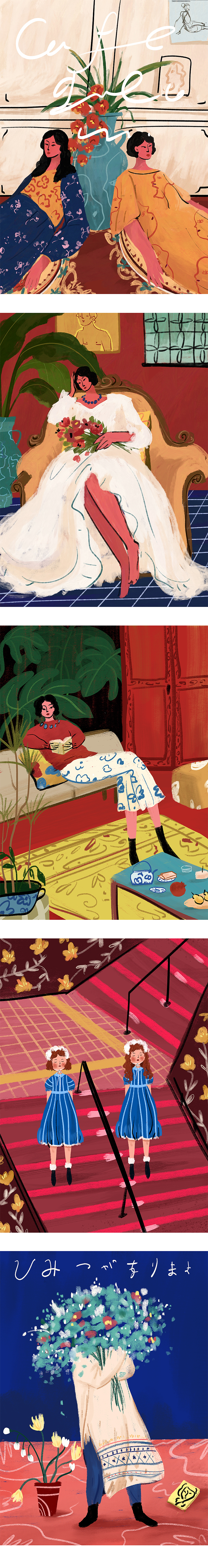 色彩练习（图ZMjQzNjkyMjg4） - 艺术插画 - 站酷设计师爱吃小鱼干的猫仔原创素材 - 站酷ZCOOL