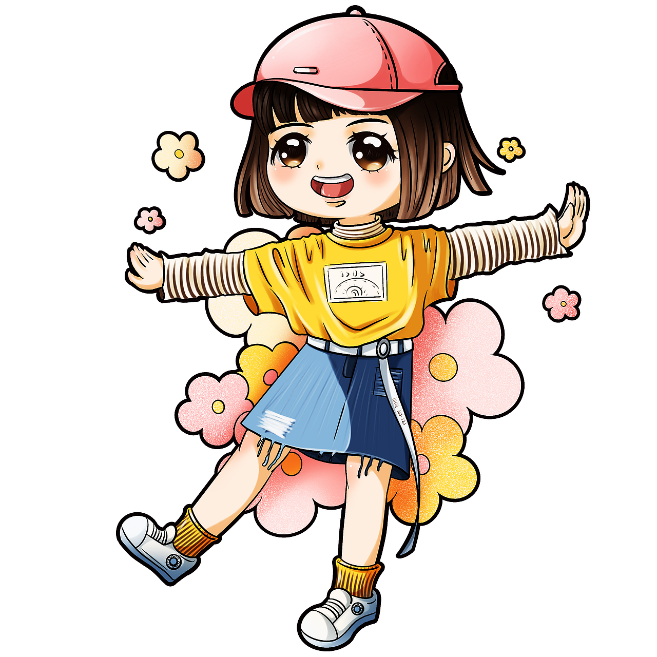 卡通图案t恤设计