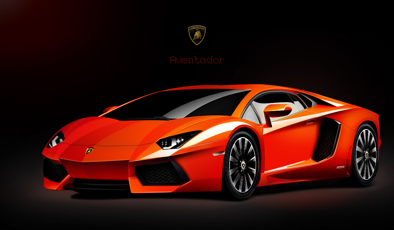 蓝宝基尼Aventador鼠绘（图ZNDM1ODQxMzI=） - 其他平面 - 站酷设计师tom1207原创素材 - 站酷ZCOOL