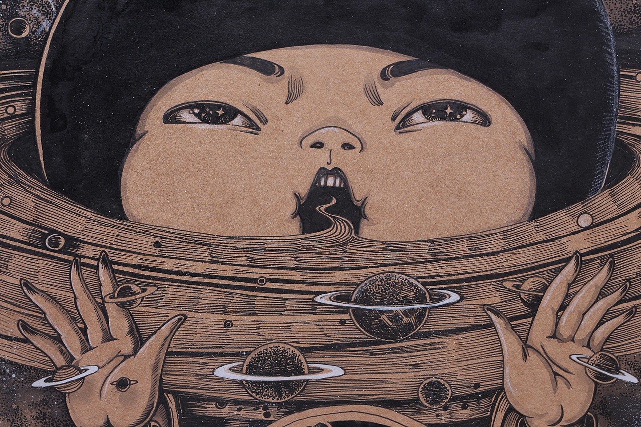 宇宙（图ZMjE3MjUwODQ=） - 商业插画 - 站酷设计师插画师傅逗原创素材 - 站酷ZCOOL