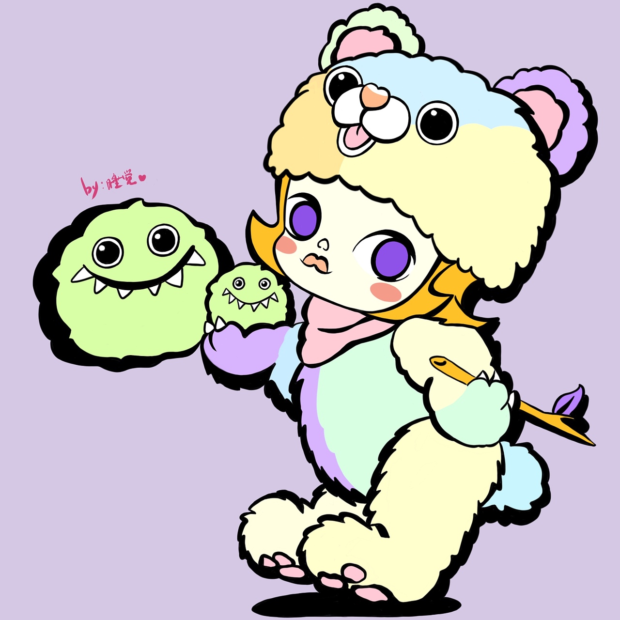 泡泡玛特（图ZMjk3MDY2MDQ0） - 其他 - 站酷设计师酥酥酥饼诶原创素材 - 站酷ZCOOL