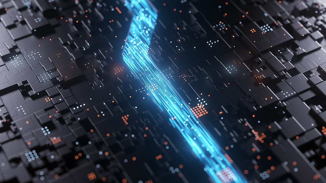 科技感电路板redshift练习