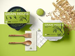 谷磨粒飲品店品牌形象設(shè)計(jì) by 心銘舍 