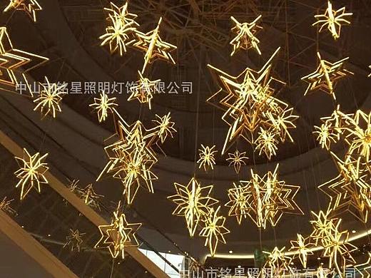 叶片装饰 秋冬商业广场空中装饰 金黄叶片吊饰