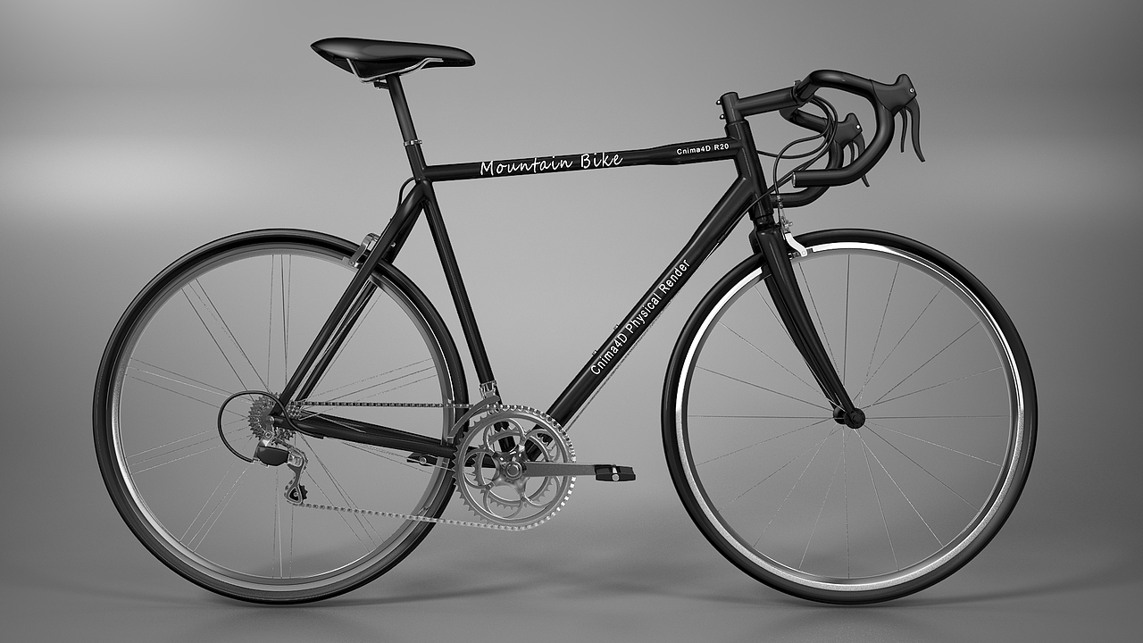 山地自行车——C4D物理渲染器