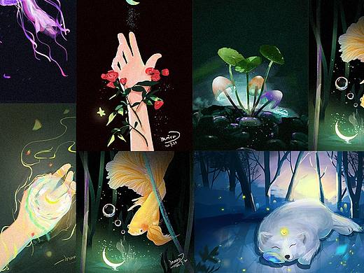 6-8月的一些涂涂画画