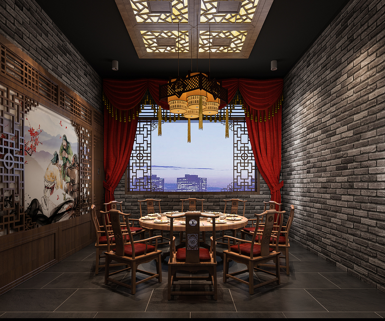 小龙坎火锅店（图ZMTczNDUyMDEy） - 家装设计 - 站酷设计师铁板土豆片哇原创素材 - 站酷ZCOOL