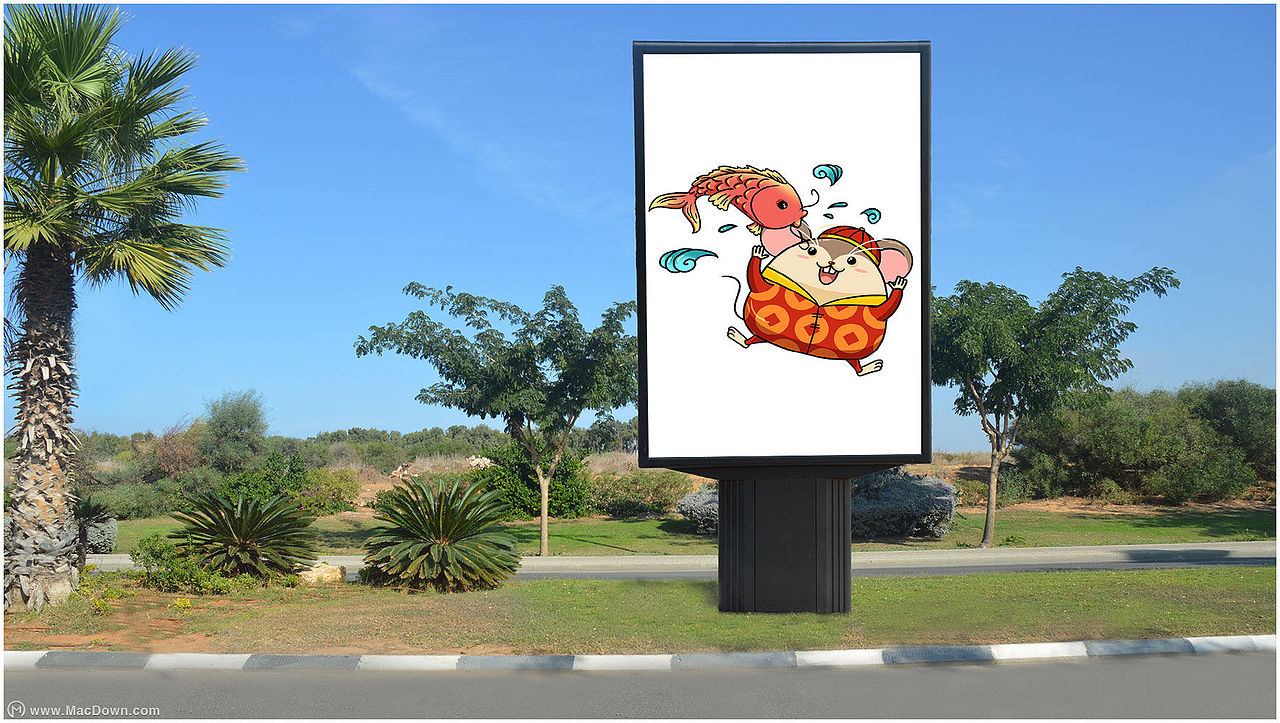 2020鼠年PSD手绘卡通素材