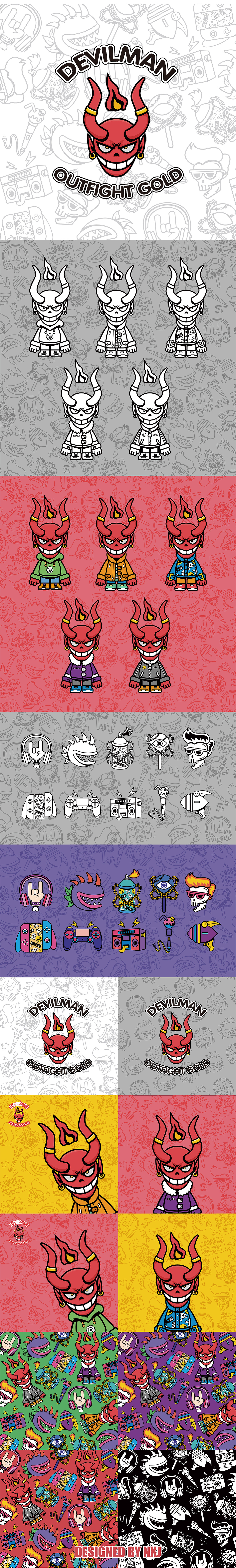 小恶魔（图ZMjE3MzcyMTI4） - IP形象 - 站酷设计师马达加斯加老企鹅原创素材 - 站酷ZCOOL