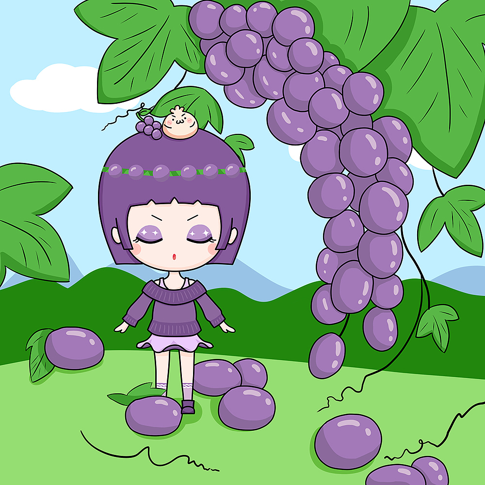 唐包子-《水果包子系列》（图ZMjQzNTc5MDcy） - 儿童插画 - 站酷设计师蛇皮僵原创素材 - 站酷ZCOOL
