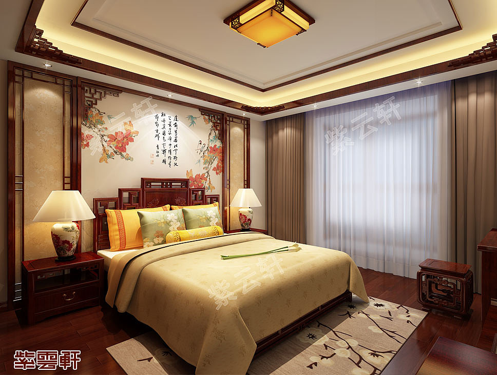 主卧室仿古仿古中式装修