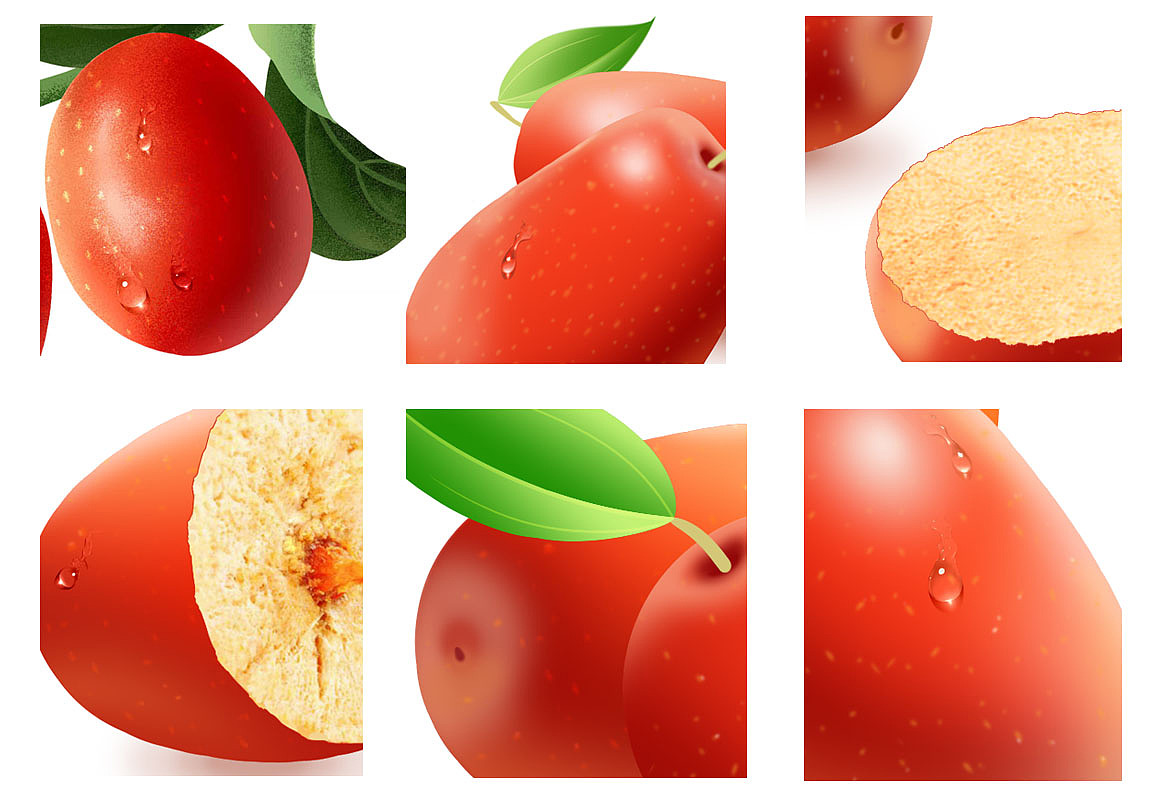 红枣插画包装（图ZMjc1NDQ1OTky） - 商业插画 - 站酷设计师内在的光原创素材 - 站酷ZCOOL