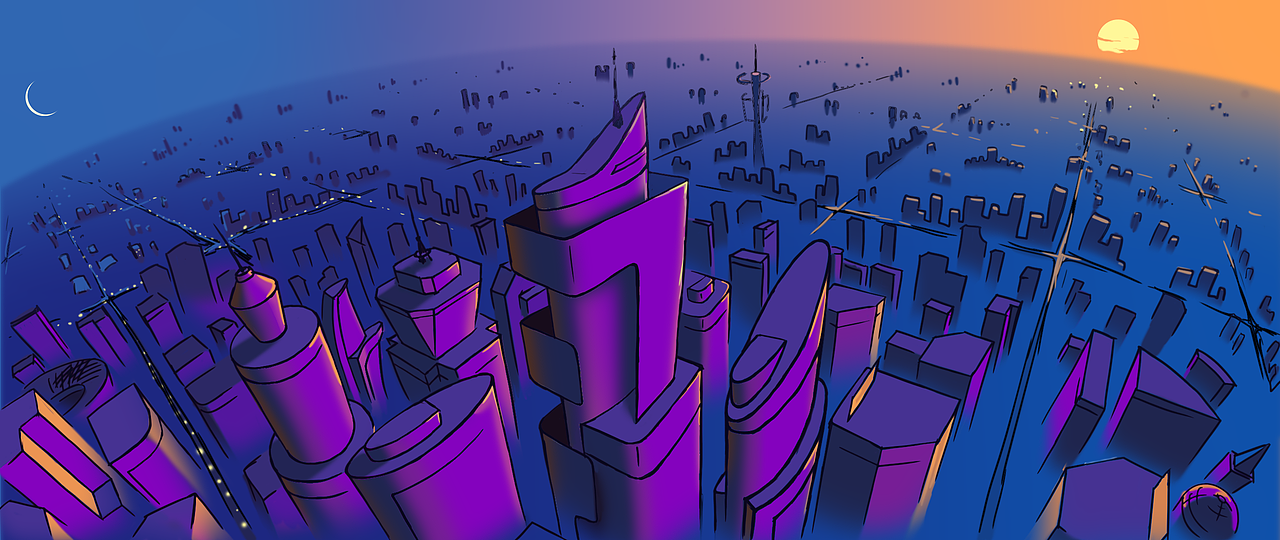 蒸汽波色彩动画设计《无尽梦魇》 2019年毕业设计作品