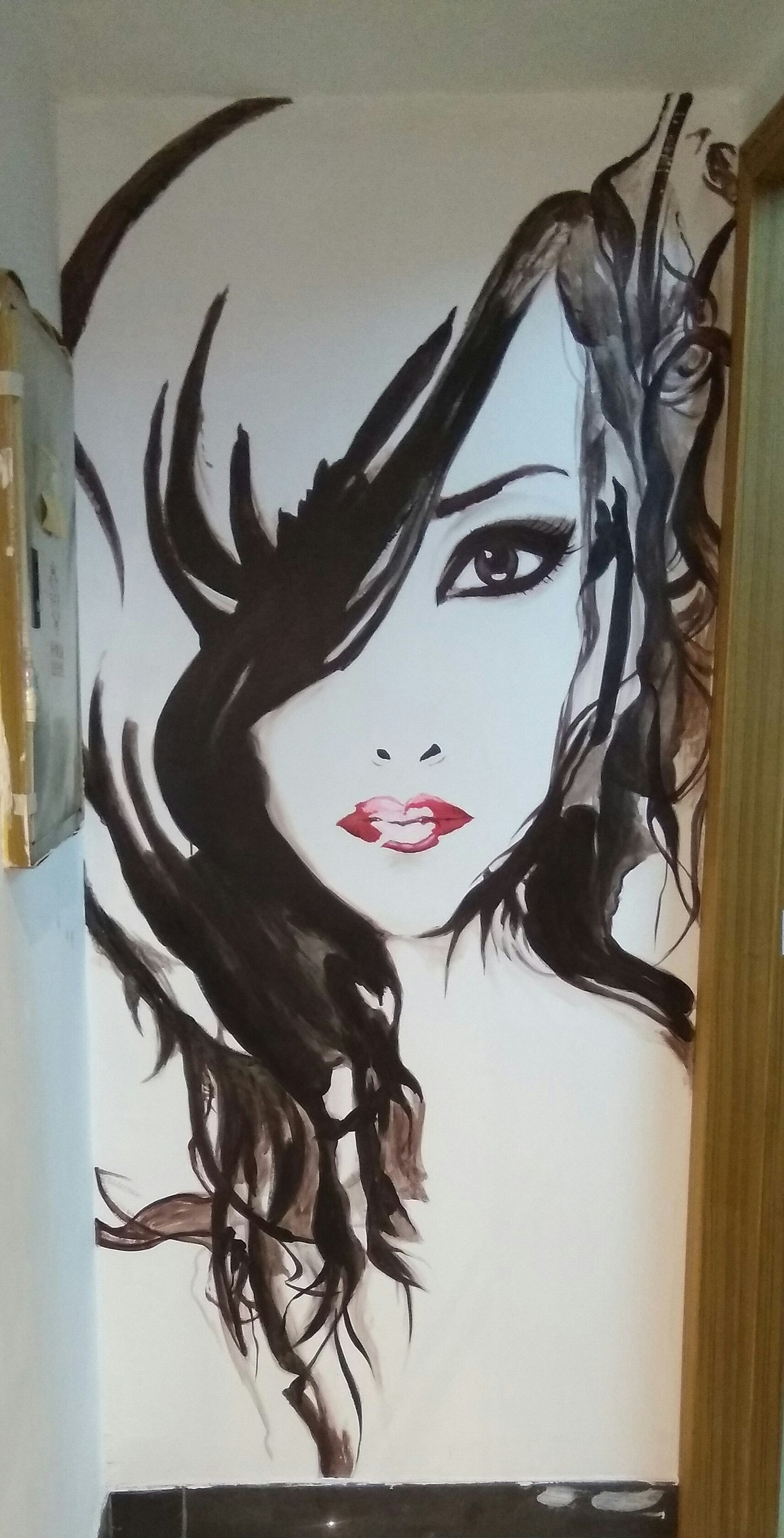 在理发店和酒吧的墙体彩绘珠海/插画师/7年前/437浏览蓝睿视觉