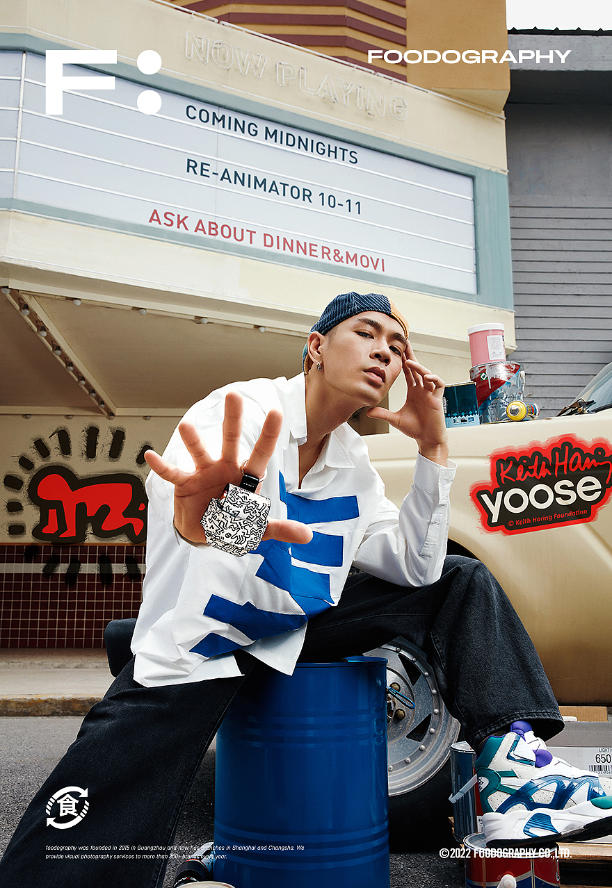 创意摄影 | YOOSE剃须刀 ✖ Keith haring联名礼盒（图ZMzA0OTA1MDI0） - 人像摄影 - 站酷设计师Foodography原创素材 - 站酷ZCOOL