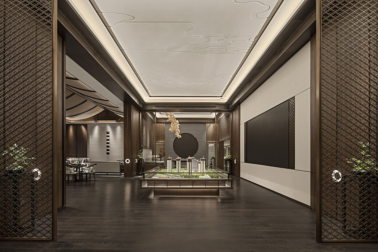 盘石设计 | 700㎡闲庭深院，云起东方，臻美之境！（图ZMzMyNTUyODQ4） - 商业空间设计 - 站酷设计师深圳盘石设计原创素材 - 站酷ZCOOL