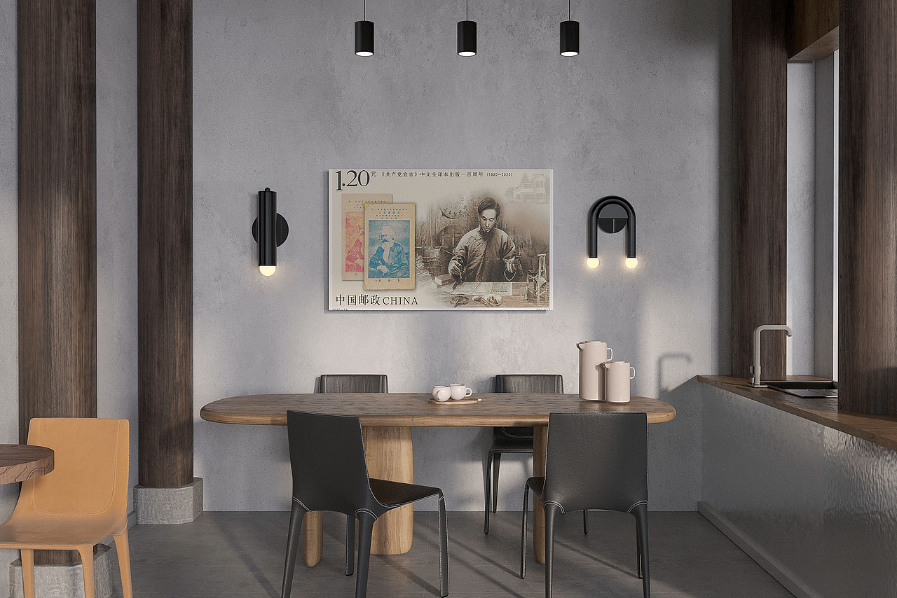 中国邮政 陈望道故居 爱国主义教育基地（图ZMzAxNTE4MDY0） - 商业空间设计 - 站酷设计师WOOFWANG原创素材 - 站酷ZCOOL