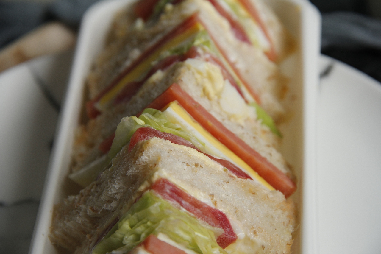 三明治套餐美食摄影