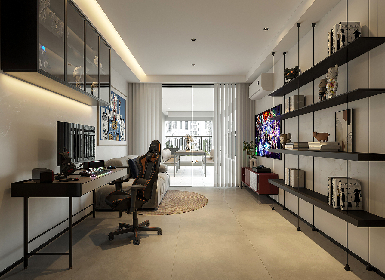 现代简约风格效果图表现