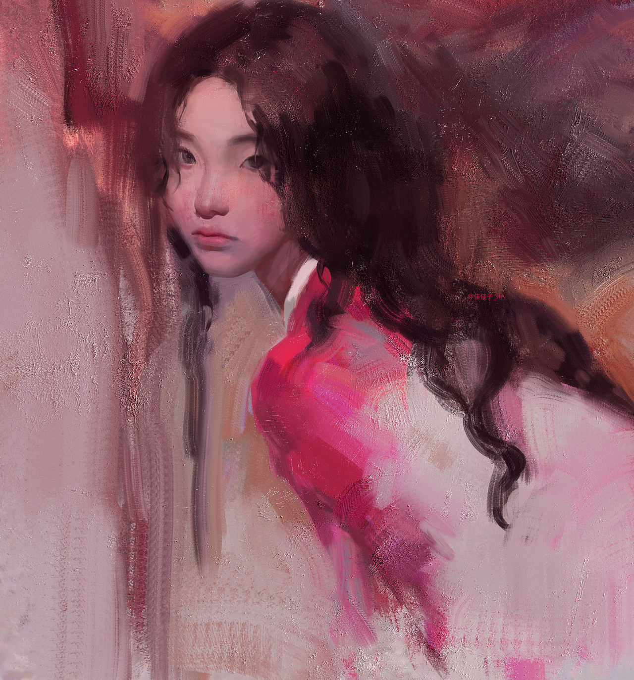 洋红（图ZMzI3MTczODI4） - 商业插画 - 站酷设计师佳佳子_JIA原创素材 - 站酷ZCOOL