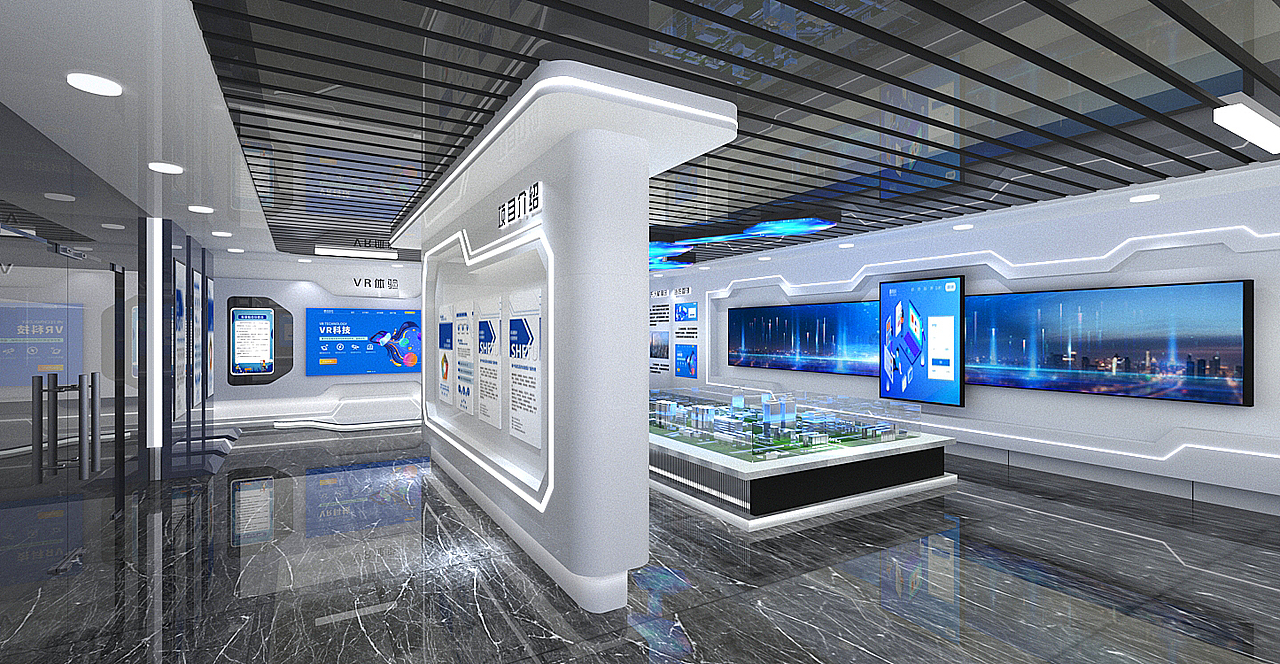 智慧科技展厅（图ZMzIxOTYyNDE2） - 展陈设计 - 站酷设计师月光top原创素材 - 站酷ZCOOL