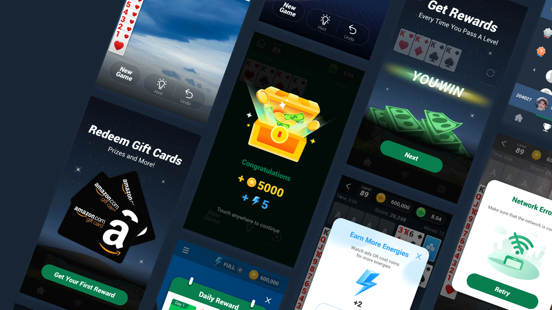 Solitaire Relax（图ZMjk0NDkyMDMy） - 游戏UI - 站酷设计师高威五原创素材 - 站酷ZCOOL