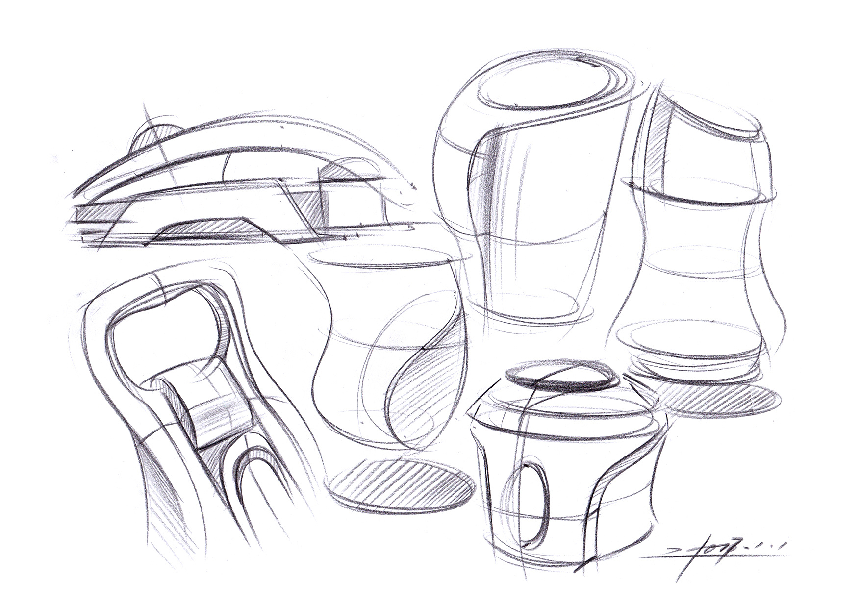 2017产品设计手绘1月一日一画|工业/产品|其他工业/产品|zlido - 原创