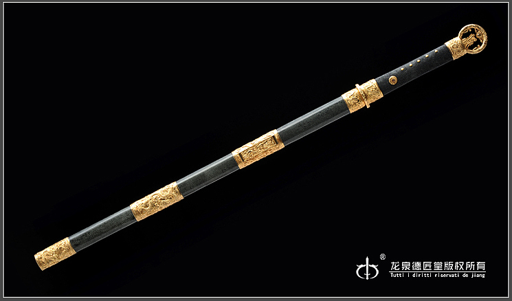 德匠堂宝剑-龙泉刀剑-匠品环首刀|获奖作品(DJ-3321)