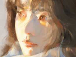 轻厚涂人像练习