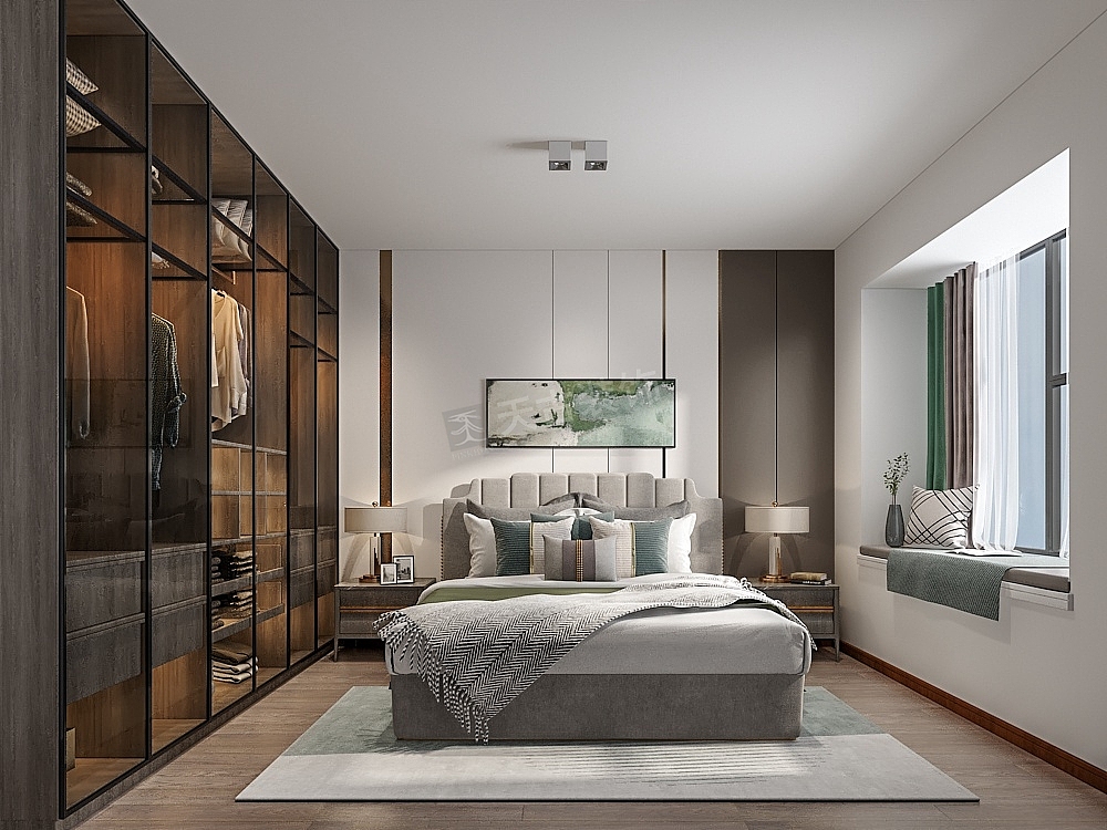 融创壹号院装修,现代轻奢风格设计,天古装饰设计师