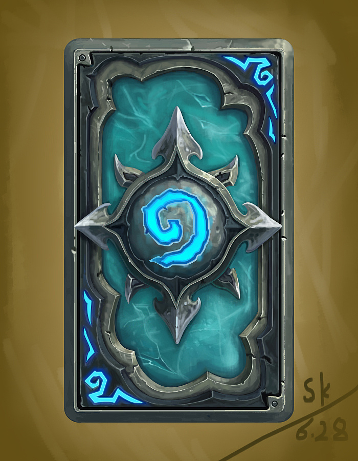 炉石卡背临摹-鼠绘