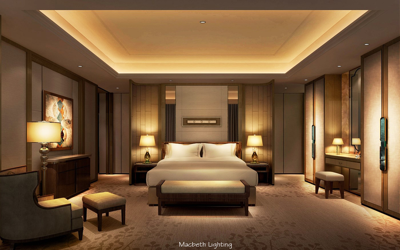 酒店房间灯光设计方案图片