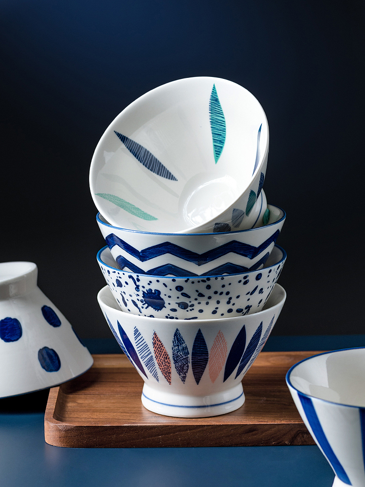 斗笠高脚饭碗 日式饭碗 餐具摄影 南京摄影